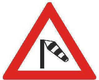 Dopravní značka A 16 – Boční vítr
