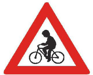 Dopravní značka A 19 – Cyklisté