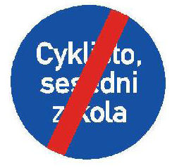 Dopravní značka C 14b – Konec jiného příkazu