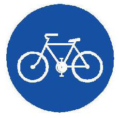 Dopravní značka C 8a – Stezka pro cyklisty