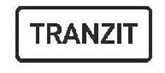 Dopravní značka E 14 – Tranzit