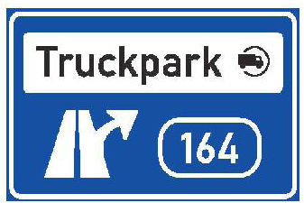 Dopravní značka IJ 17a – Truckpark