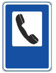Dopravní značka IJ 6 – Telefon