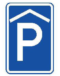 Dopravní značka IP 13a – Kryté parkoviště