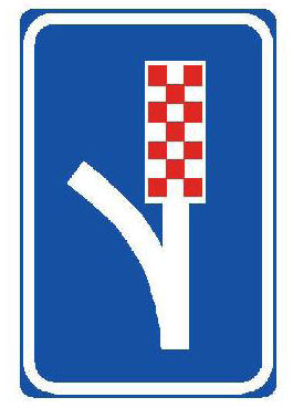 Dopravní značka IP 24 – Únikový pruh
