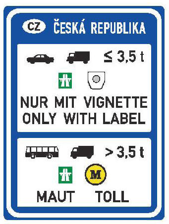 Dopravní značka IP 28a – Zpoplatnění provozu