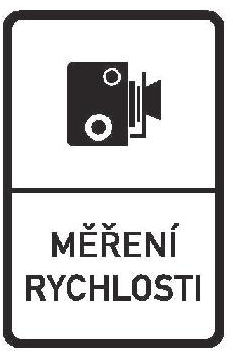 Dopravní značka IP 31a – Měření rychlosti