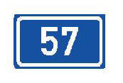 Dopravní značka IS 16b – Číslo silnice
