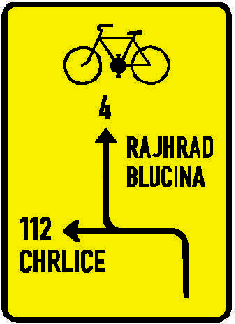 Dopravní značka IS 20 – Návěst pro cyklisty