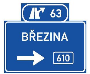 Dopravní značka IS 7a – Směrová návěst pro odbočení