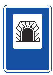 Dopravní značka IZ 3a – Tunel
