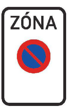 Dopravní značka IZ 8a – Zóna s dopravním omezením