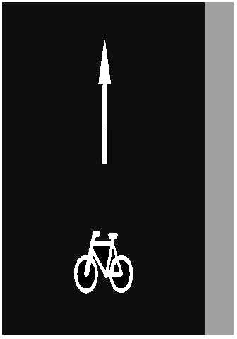 Dopravní značka V 14 – Jízdní pruh pro cyklisty